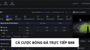 Cá cược bóng đá trực tiếp