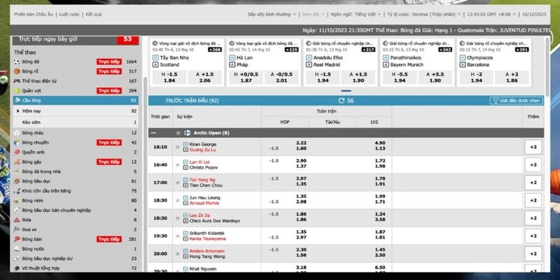 Tìm hiểu các hình thức cá cược cầu lông B8B Tìm hiểu các hình thức cá cược cầu lông B8B